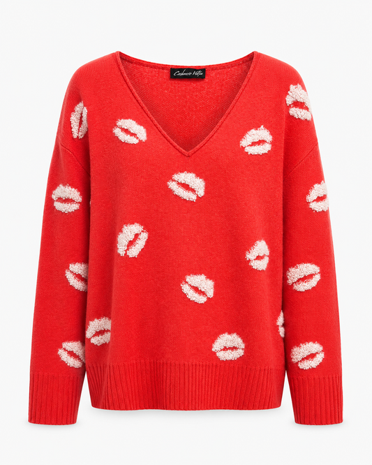 Ninette kisses red